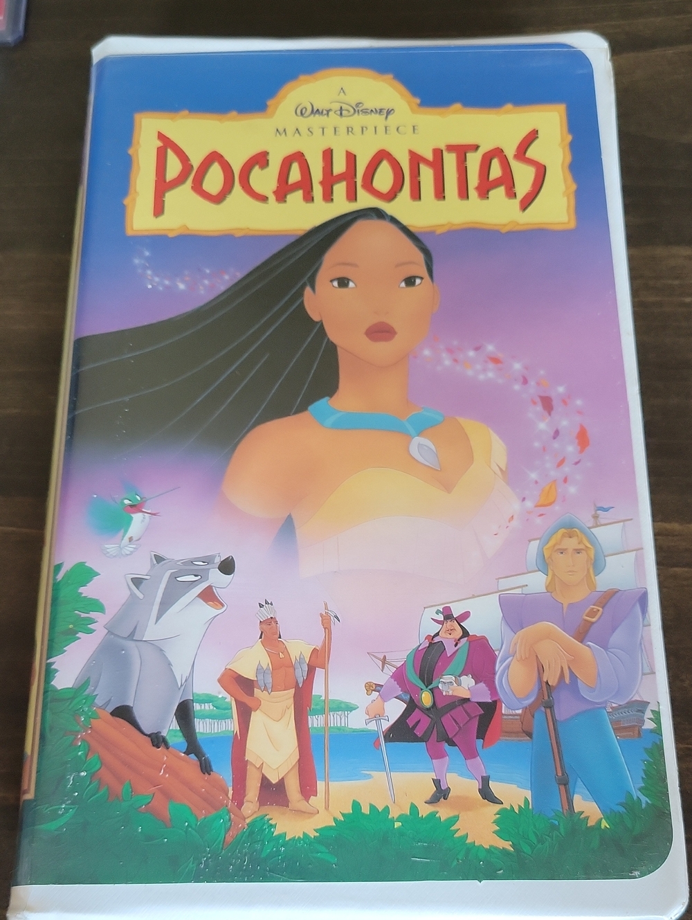 Disney Pocahontas VHS Movie  - Purple, Blue, Yellow Artwork